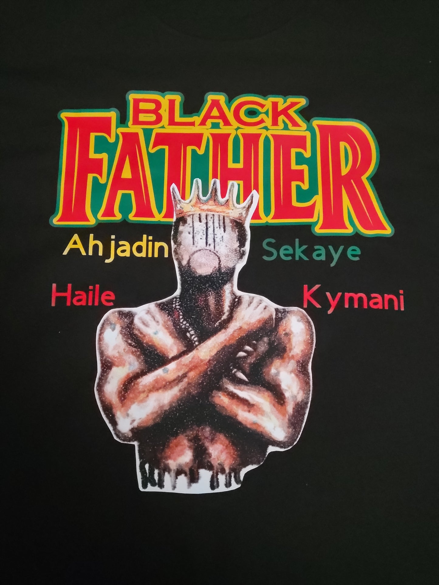 Black Father with a King