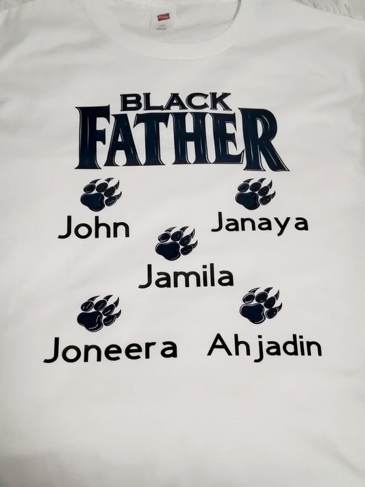 Black Father with Paws