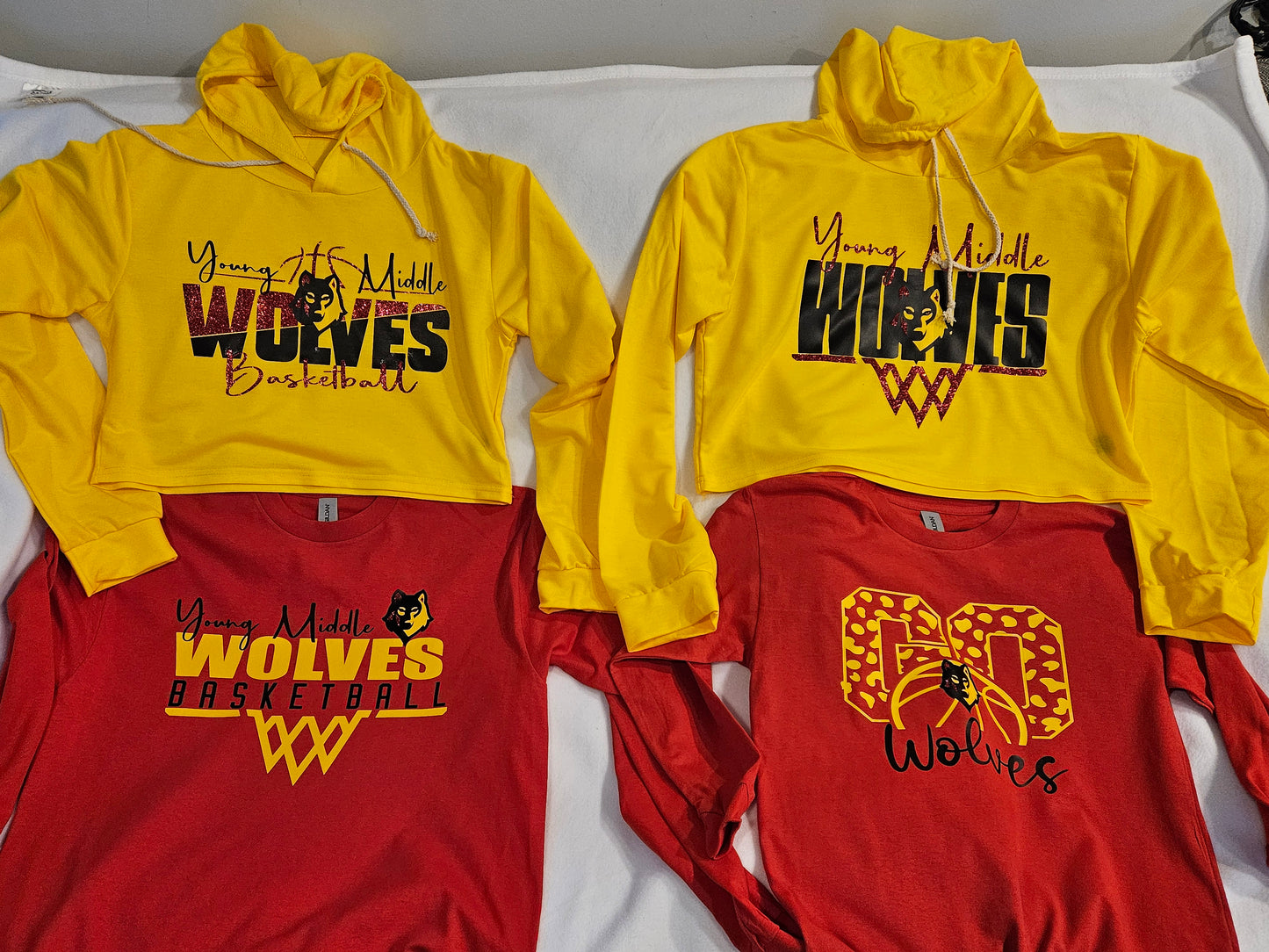 Young Middle Basketball Tshirt