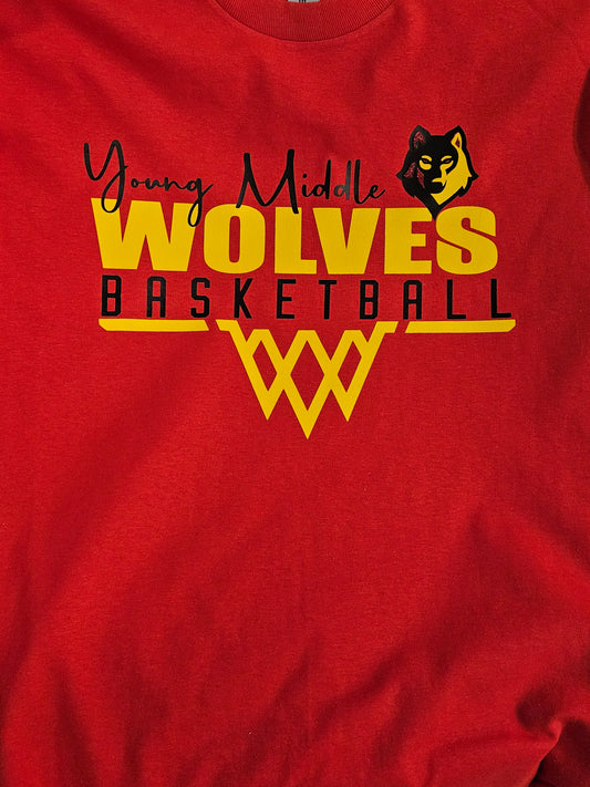 Young Middle Basketball Hoodie