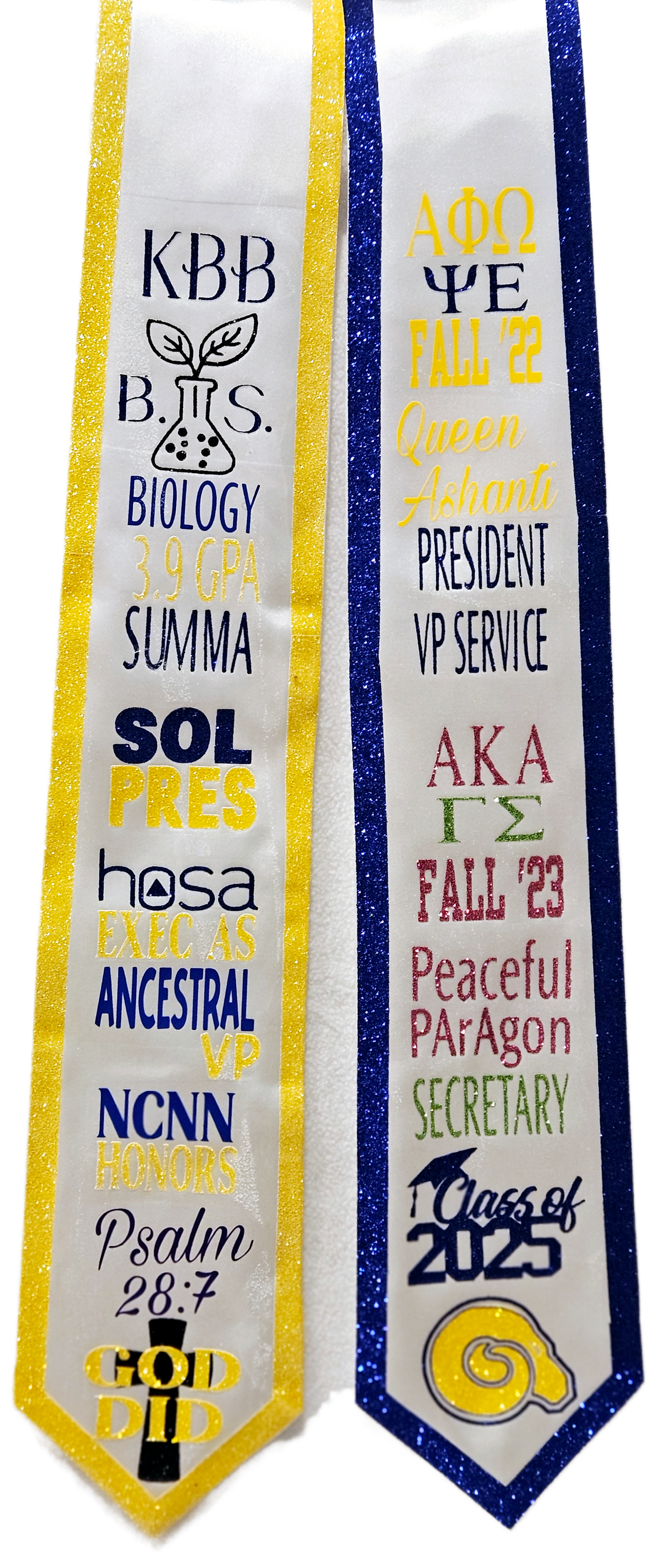 Custom Graduation Stole