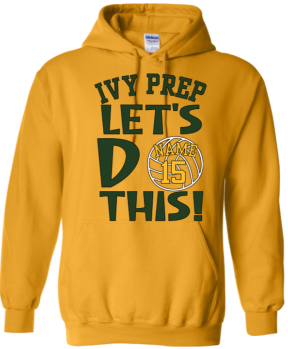 Volleyball Fleece (Green/Gold Designs 1 & 2)