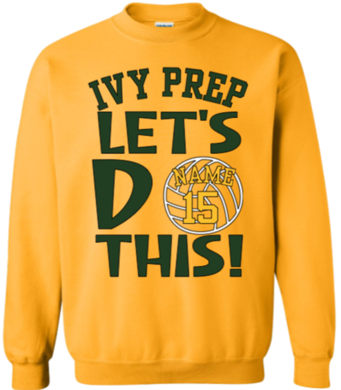 Volleyball Fleece (Green/Gold Designs 1 & 2)