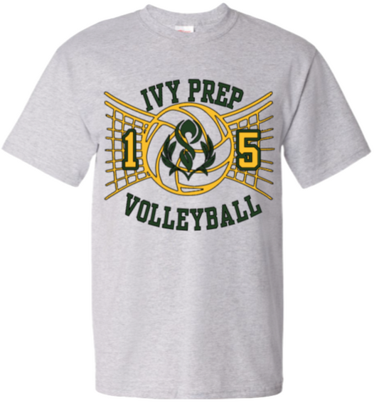 Volleyball T-shirts (Gray/White Designs 1 & 2)
