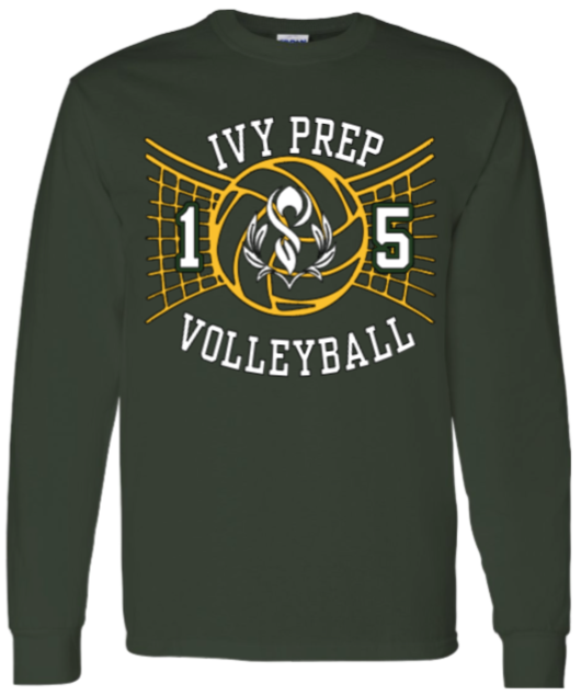 Volleyball T-shirts (Green/Gold Designs 1 & 2)