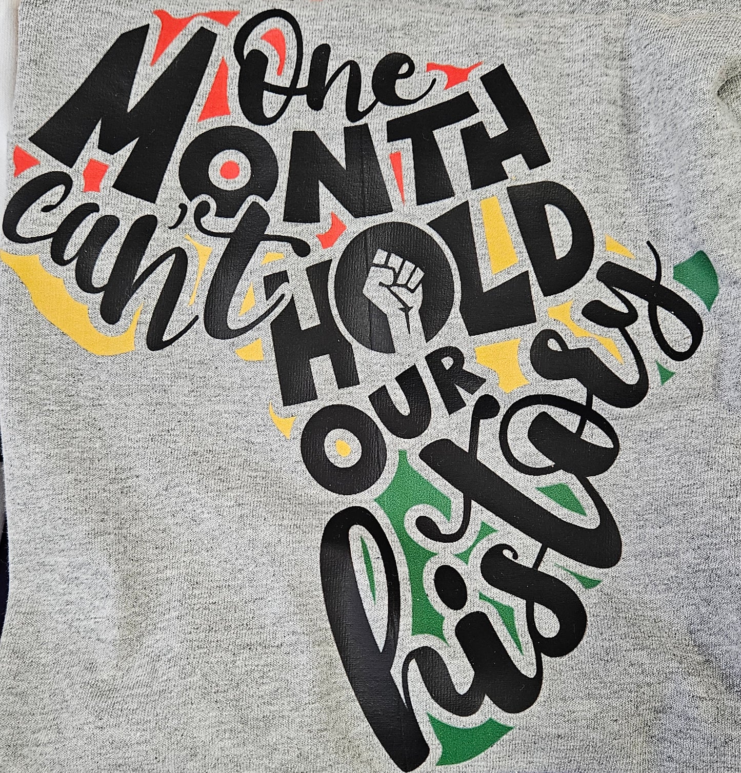 One Month Can't Hold Our History