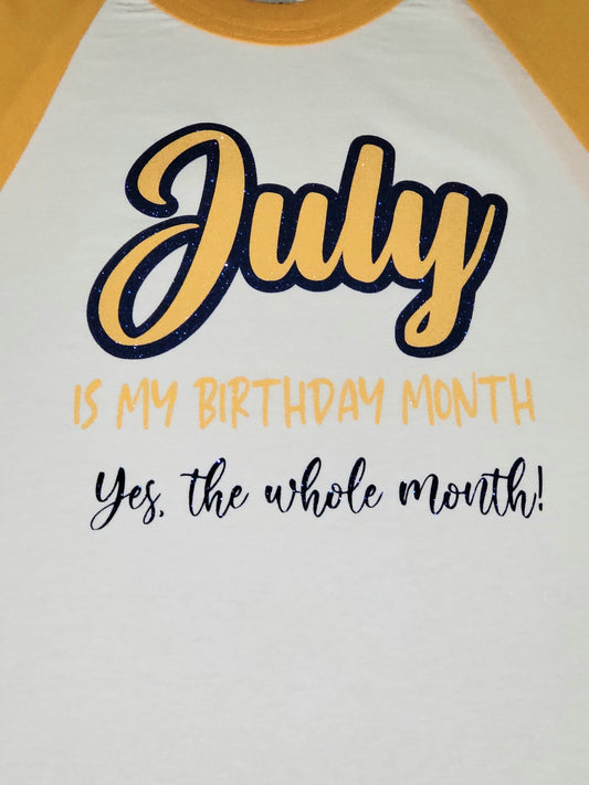 Birthday Raglan