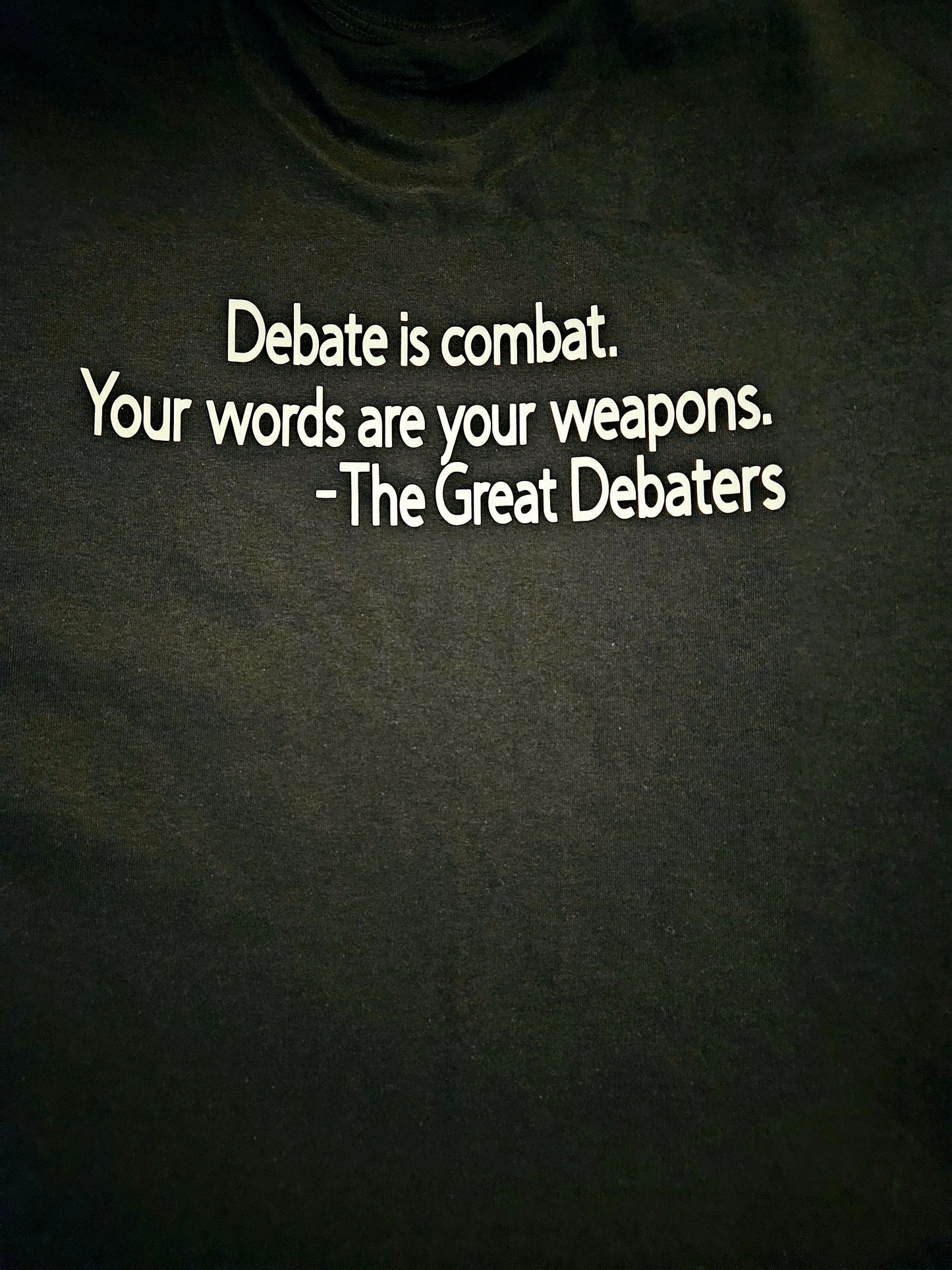 C W Long Debate Team Shirts