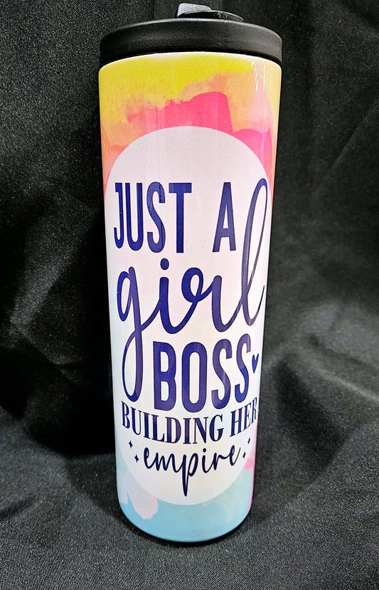 Just a Girl Boss Tumbler