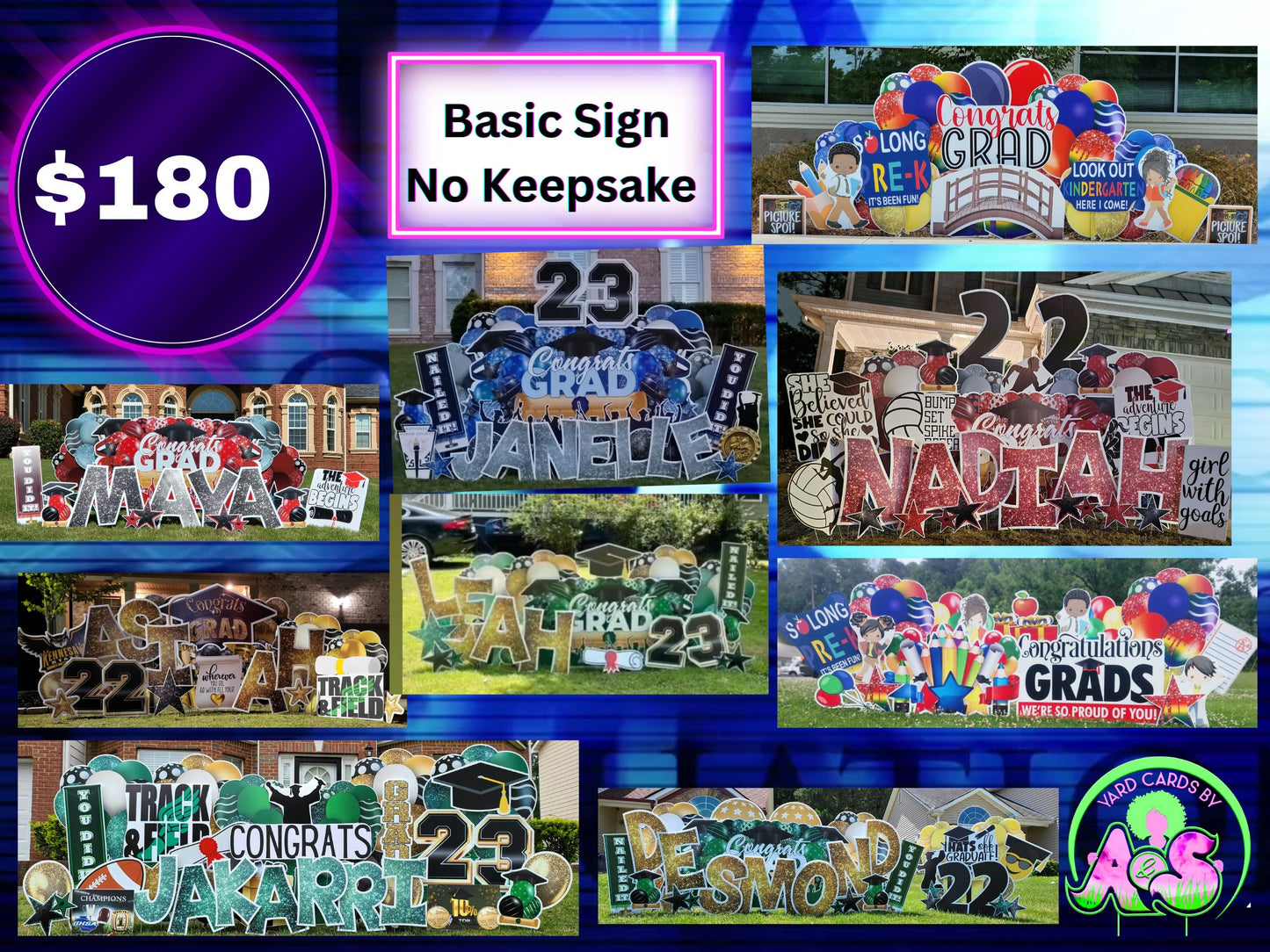 Grad Basic Yard Sign No Keepsake
