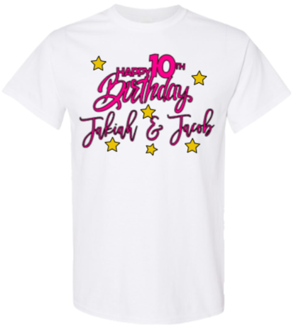 Custom Birthday Tshirt