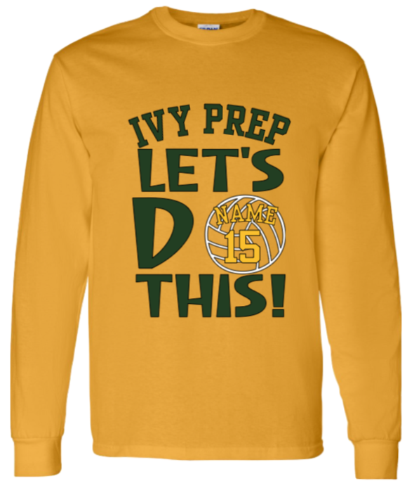 Volleyball T-shirts (Green/Gold Designs 1 & 2)