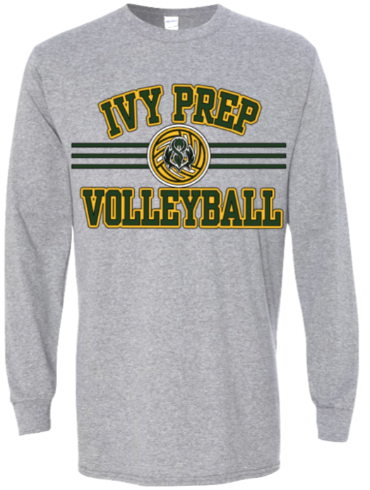 Volleyball T-shirts (Gray/White Designs 3 & 4)