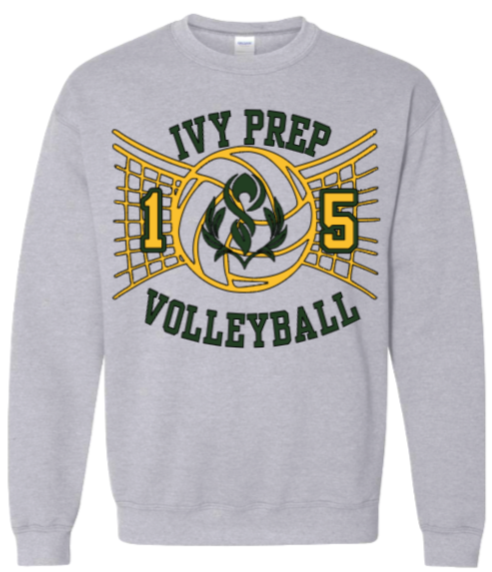 Volleyball Fleece (Gray/White Designs 1 & 2)