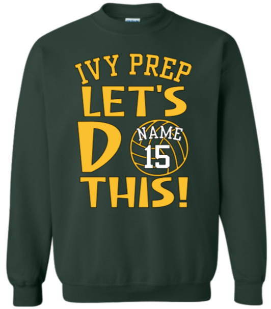 Volleyball Fleece (Green/Gold Designs 1 & 2)