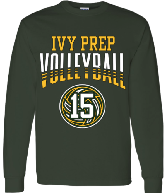 Volleyball T-shirts (Green/Gold Designs 3 & 4)