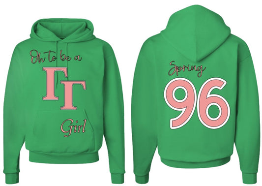 Oh to be a Gamma Gamma Girl (Greek letters)