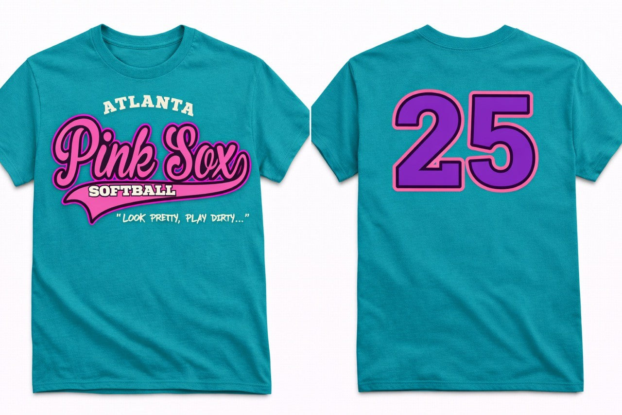 Atlanta Pink Sox Teal
