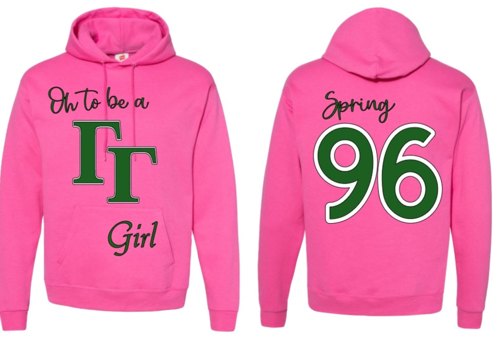 Oh to be a Gamma Gamma Girl (Greek letters)