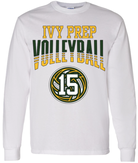 Volleyball T-shirts (Gray/White Designs 3 & 4)